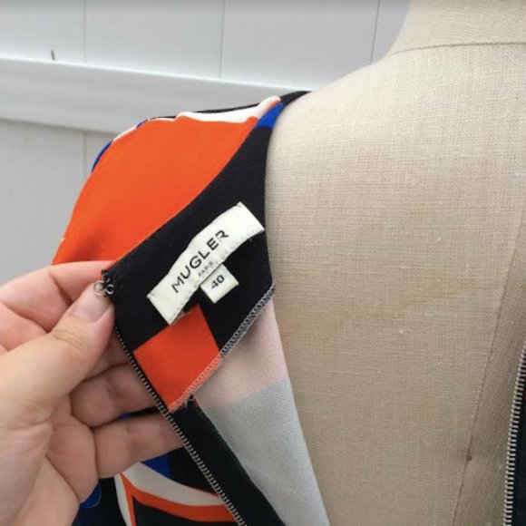 Thierry Mugler Midi Dress, Size M - Picture 5 of 9